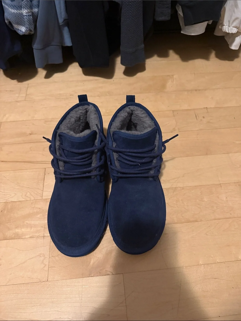 UGG Men's Navy Suede Chukka Boot